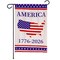 G128 USA 250th Anniversary Rustic Map Garden Flag 12x18 In | Double Sided Printed Patriotic Yard Decoration with USA Map Design | America 1776–2026 Celebration Flag for Lawn or Garden